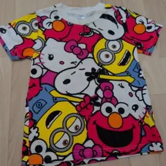 130cm USJ限定 15周年 キャラクター総柄Tシャツのサムネイル