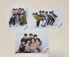 なにわ男子　オフショット　集合　3枚