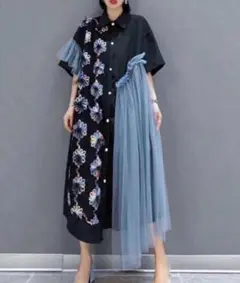 LONDA アシンメトリーワンピース