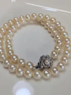 ゆ*こ様 本真珠　パールネックレス　SILVER