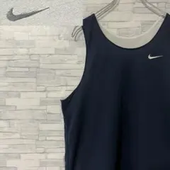 00s NIKE ナイキ リバーシブル Y2K タンクトップ メッシュ Mのサムネイル