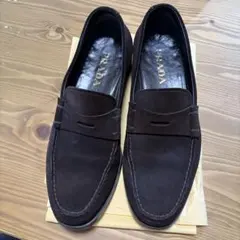 PRADAプラダメンズスウェード靴中古8 1/2サイズ