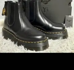 Y's ドクターマーチンサイドゴアブーツ ブラック厚底２４センチ