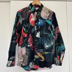 ポールスミス 長袖シャツ Sサイズ 花柄 マルチカラー