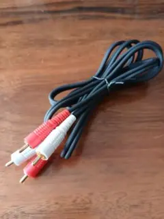 RCAケーブル 2本 オス 黒