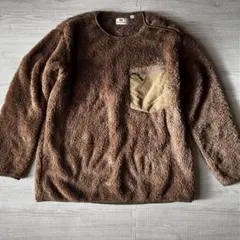 ユニクロ×エンジニアードガーメンツ フリースプルオーバー　XL ベージュ