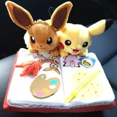 ポケモン ポケットモンスター ぬいぐるみ シーズンピカチュウ&イーブイ 秋