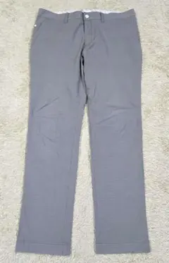美品 ニューバランス ゴルフ メンズ 吸湿発熱 ストレッチ ロングパンツ グレー