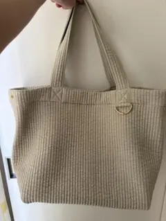 THEELLA ベージュ キルティング トートバッグ マザーズバック - メルカリ