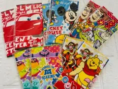【未使用】ディズニーキャラクター ミニタオル 10枚セット disney