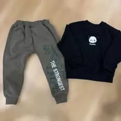 【新品未使用】裏起毛パンツ　裏起毛トレーナー 2点セット