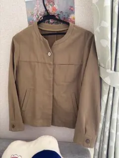 2025年最新】HUMAN WOMAN レディース ノーカラージャケットの