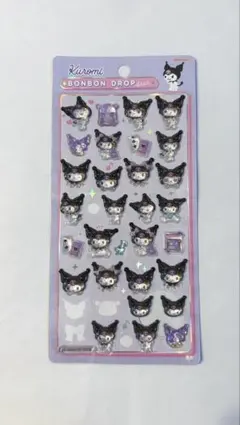 【正規品】ボンボンドロップシール クロミ サンリオ　3枚使用済　ほぼ未使用
