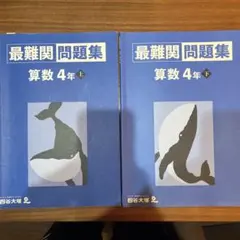 最難関問題集 算数 4年 上下 書き込みなし