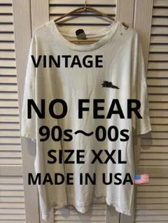 ボロ NO FEAR ヴィンテージTシャツ XXL バックプリント