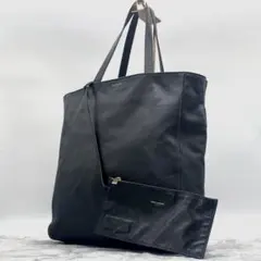 サンローラン パリ バーティカル トートバッグ 通勤 A4収納可 ポーチ付のサムネイル