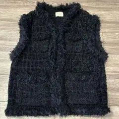 ユナイテッドアローズ ミックスチェックツイードニットベスト