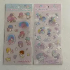 キキララ　リトルツインスターズ　キラぷくシール
