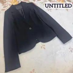 美品 UNTITLED アンタイトル テーラード ジャケット ブラック L 3