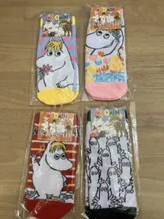【 新品】MOOMIN ムーミン ソックス 4足セット　19〜24cmのサムネイル