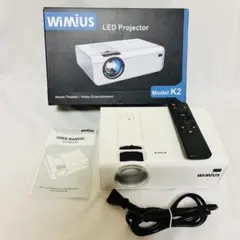WIMIUS K8 プロジェクター 本体 収納ケース付き WIMIUS K8 プロジェクター 本体 収納ケース付き