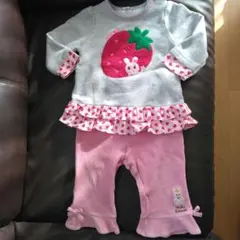 HOTB イチゴ刺繍 トレーナー 80