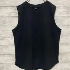 UNIQLO ユニクロ L タンクトップ ニット サマー ノースリーブ