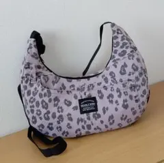 ピンク レオパード柄 ヒョウ柄 ショルダーバッグ