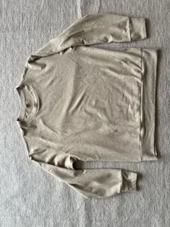 UNIQLO ソフトニットフリースクルーネック