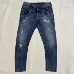 y022509 DIESEL デニムジーンズ　ストレッチ　ダメージ　27