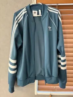 希少　adidas ターコイズ　トラックジャケット