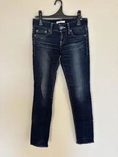 moussy denim スキニーデニム ダークブルー　サイズ25