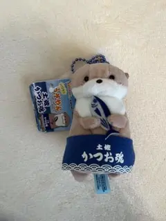 ぬいぐるみ　カワウソ　うそやん　土佐かつお魂　ご当地キーホルダー