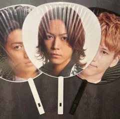 KATーTUN 亀梨和也 赤西仁 田口淳之介 うちわ 3枚セット