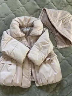 組曲　薄いピンク ダウンコート BMサイズ　90 100 110