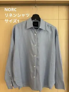 NORC リネンシャツ サックス ブルー サイズ1のサムネイル