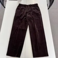 Papas メンズ コーデュロイ スラックス ブラウンのサムネイル