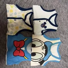 可愛いディズニー★ドナルドダック・ミッキーマウス ボディスーツセット　肌着
