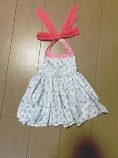MARLMARL ホワイトフラワーエプロン