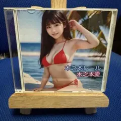 ハンドメイド音楽CD-R、AI生成音楽、木之本レール作、木之本愛、赤ビキニジャケ