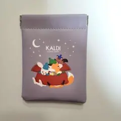 KALDI カルディ　クリスマス　ぱっちんポーチ