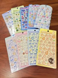 国内正規品シール9枚セット ちいかわ ボンボンドロップシールなど
