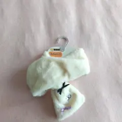 新品未使用　キッズマフラー　差し込みタイプ　ファー素材マフラー