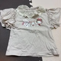 morinorinkle&サンリオ フリル襟Tシャツ 90