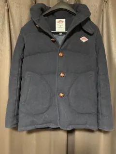 ダントン　ビームス別注 ウールモッサダウンジャケット S 34 ネイビー