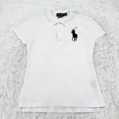 【レディース】POLO RALPH LAURENポロシャツ ビッグポニー 白のサムネイル