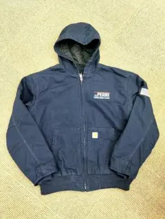 US規格カーハート アクティブパーカー 企業ADあり ネイビー XLサイズ