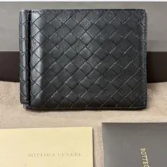 新品同様‼️ ボッテガヴェネタ　財布　折り財布　マネークリップ　イントレチャート