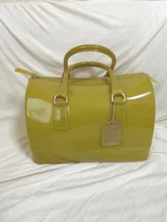 FURLA CANDY BAG イエロー ハンドバッグ