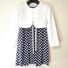 ボレロ ワンピース フォーマルセット 入園式、卒業式 サイズ130センチ